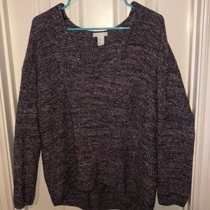 Black and pink sweater